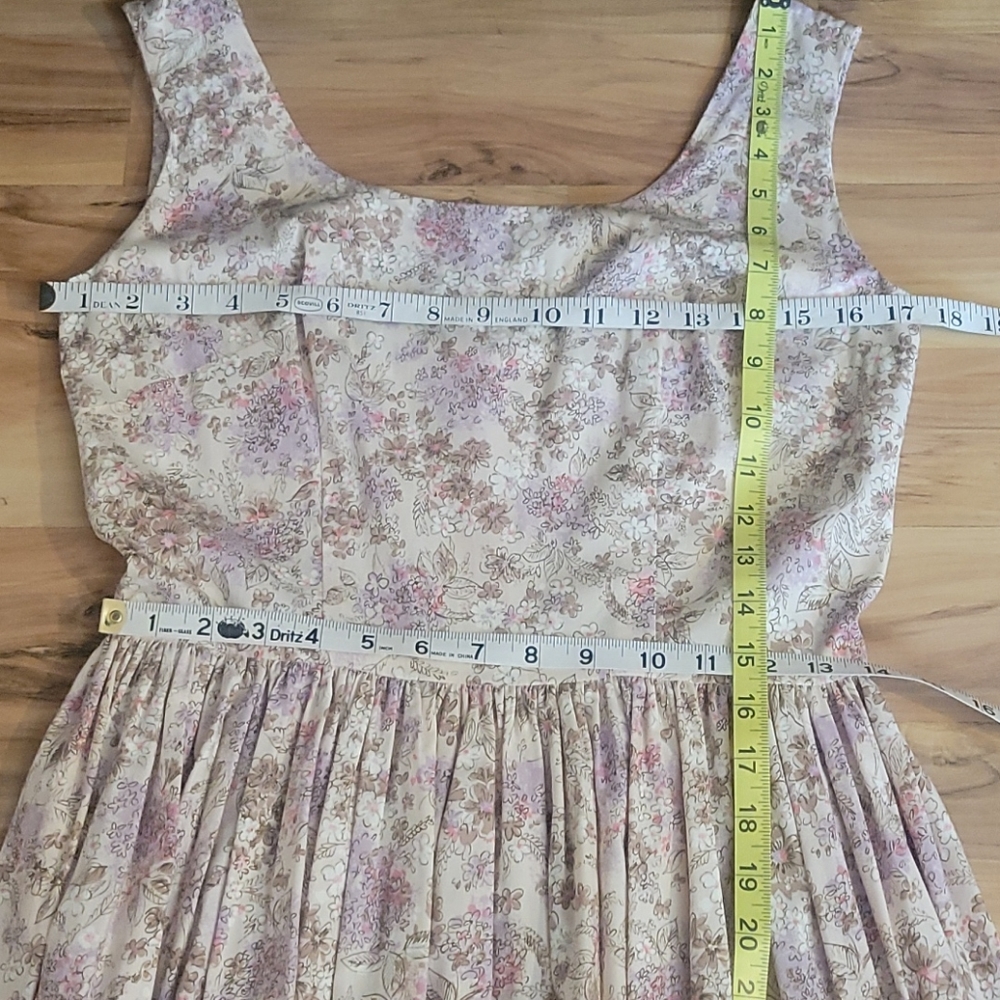 Vintage 50s Floral Day Dress Small - Picture 11 of 12